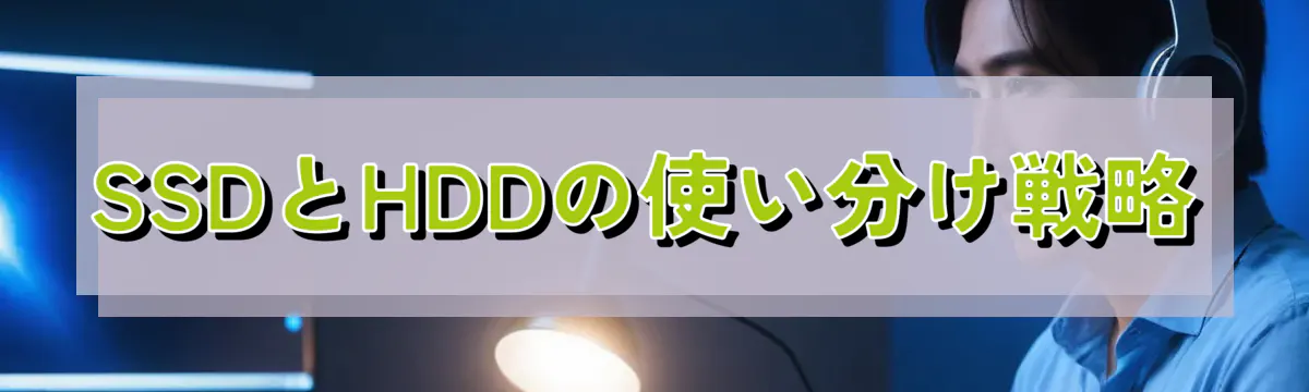 SSDとHDDの使い分け戦略