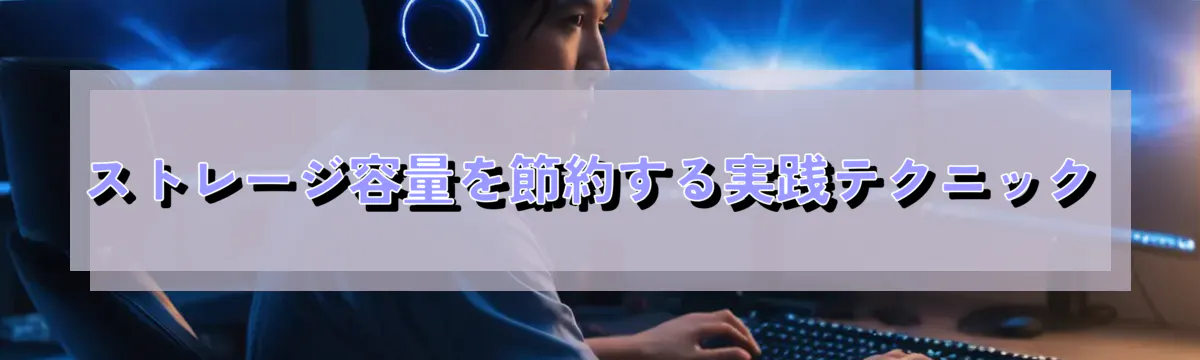 ストレージ容量を節約する実践テクニック