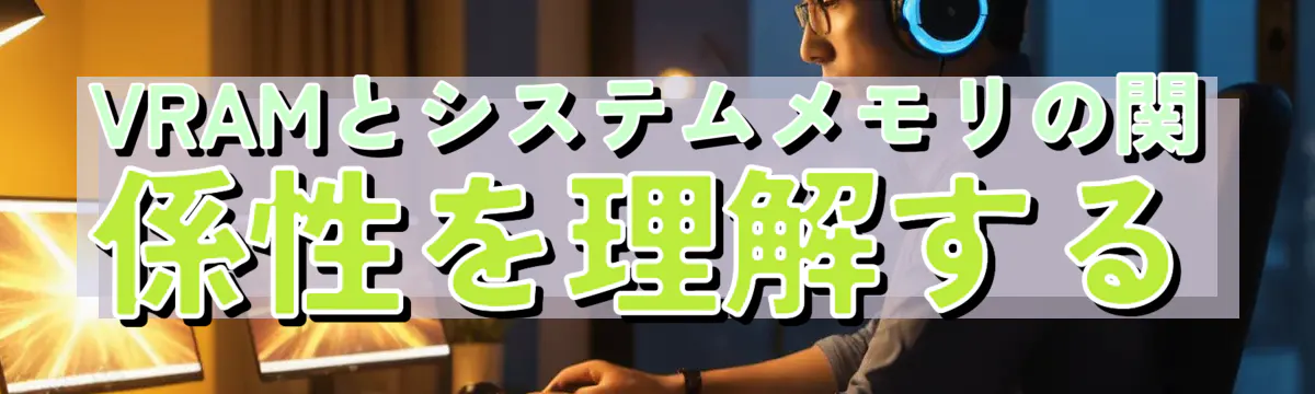VRAMとシステムメモリの関係性を理解する