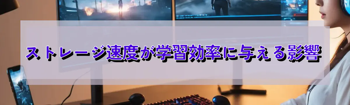 ストレージ速度が学習効率に与える影響