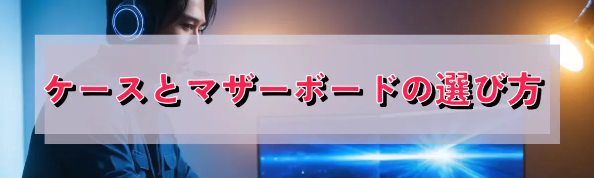 ケースとマザーボードの選び方