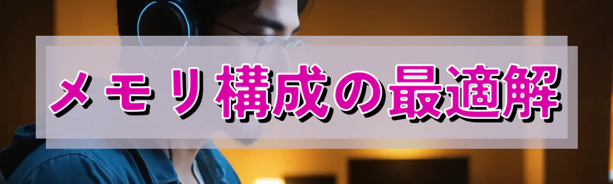 メモリ構成の最適解