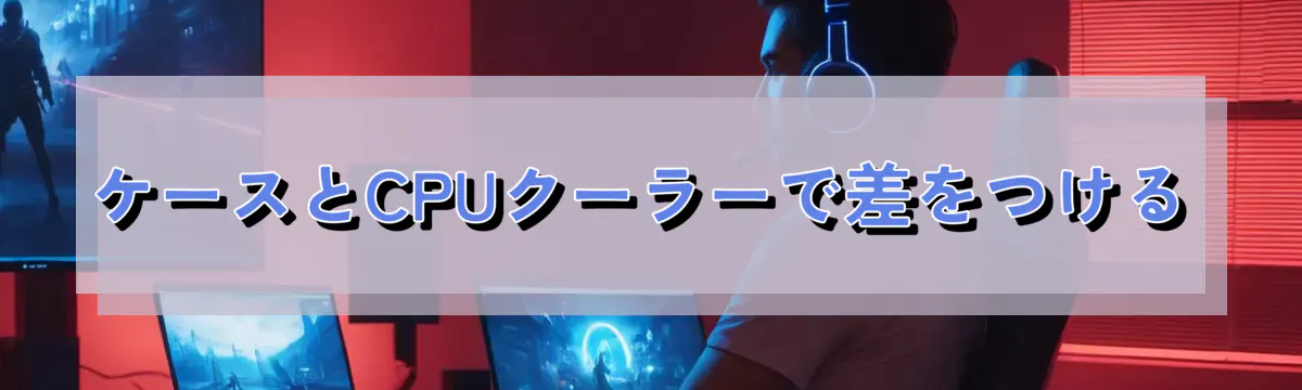 ケースとCPUクーラーで差をつける