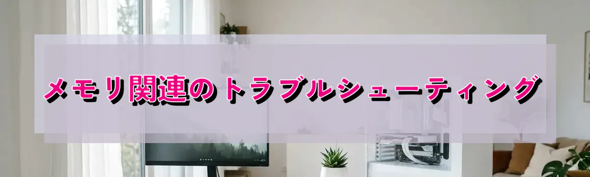 メモリ関連のトラブルシューティング