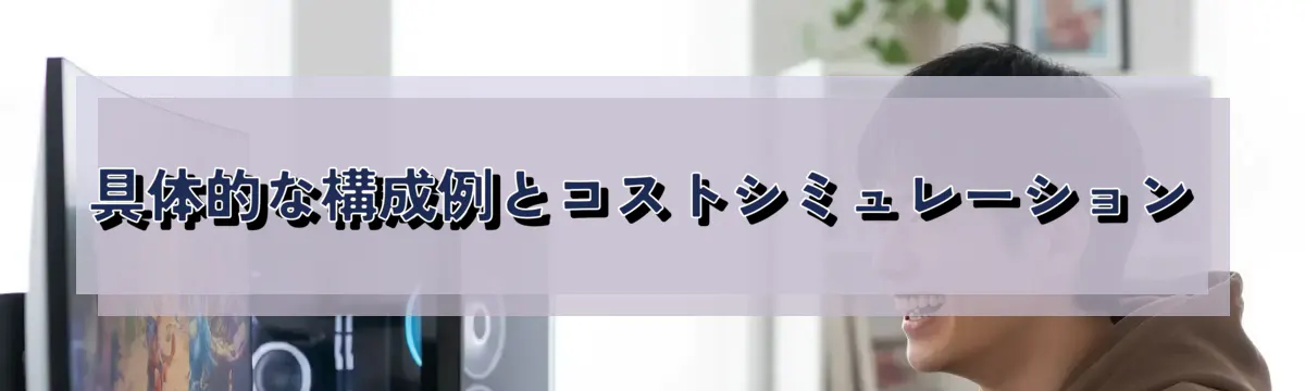 具体的な構成例とコストシミュレーション