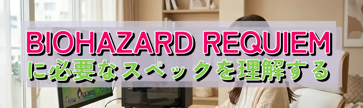 BIOHAZARD REQUIEMに必要なスペックを理解する