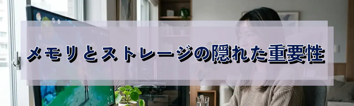 メモリとストレージの隠れた重要性