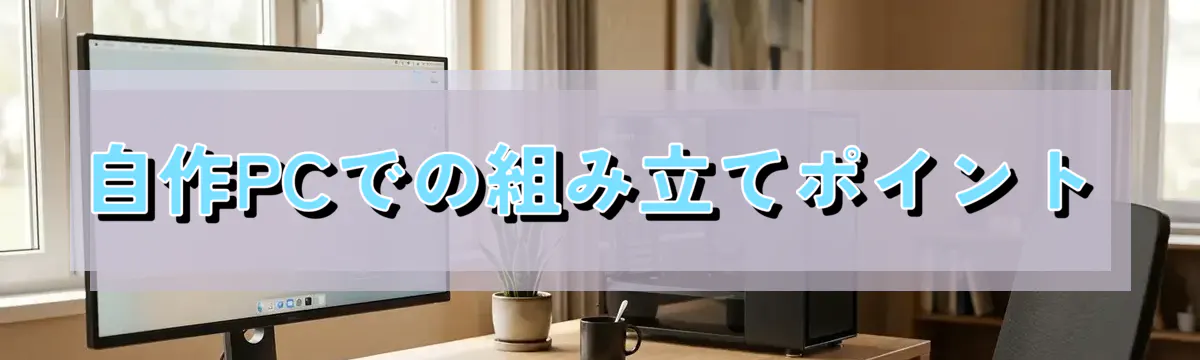 自作PCでの組み立てポイント