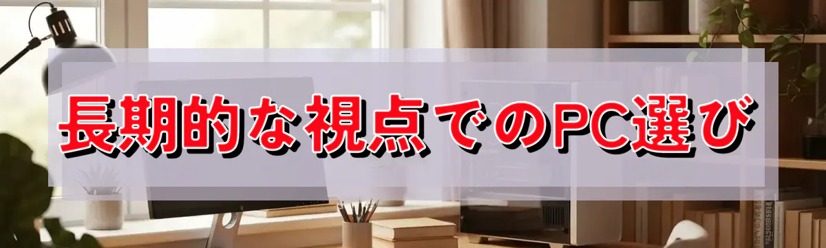 長期的な視点でのPC選び