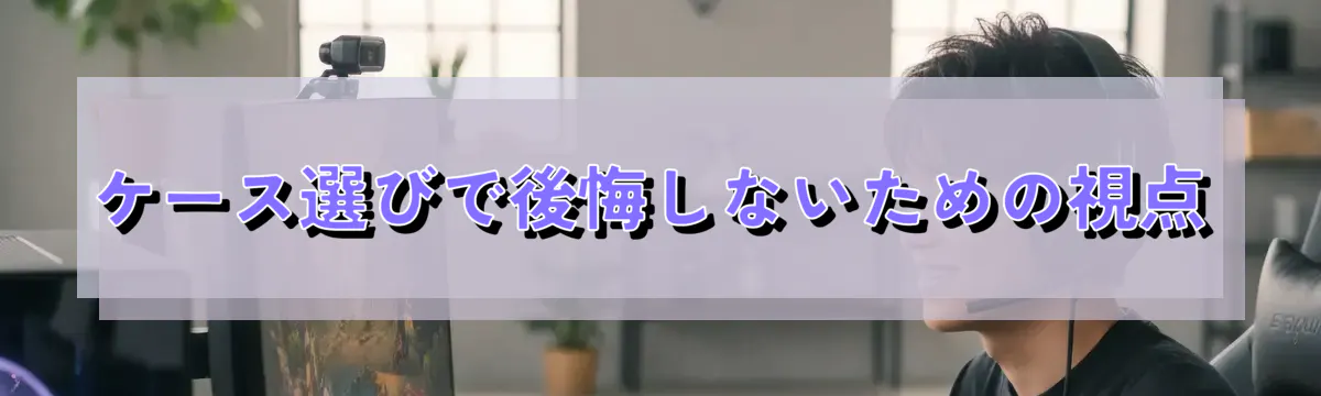 ケース選びで後悔しないための視点