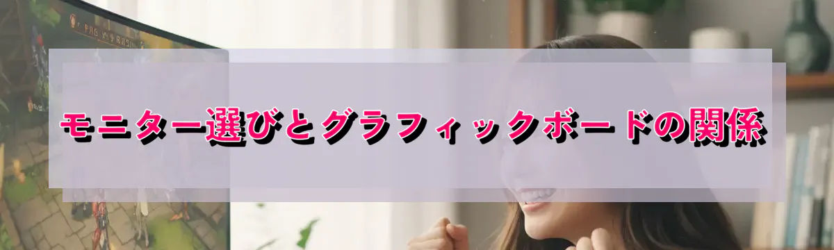 モニター選びとグラフィックボードの関係