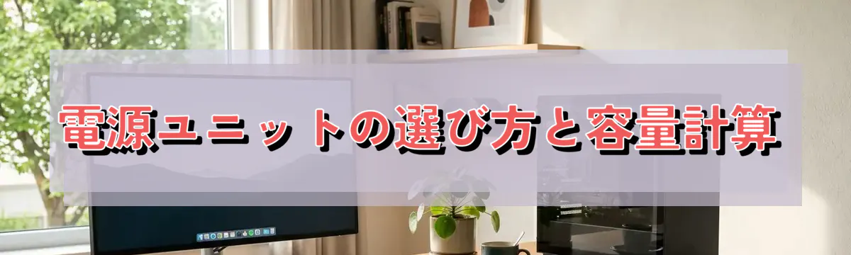 電源ユニットの選び方と容量計算