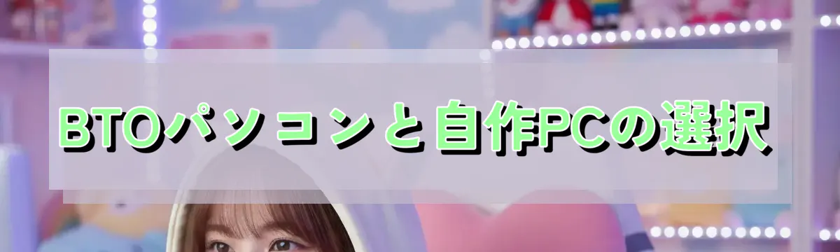 BTOパソコンと自作PCの選択