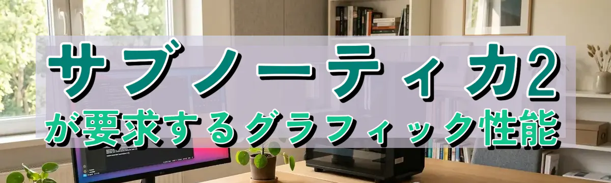 サブノーティカ2が要求するグラフィック性能
