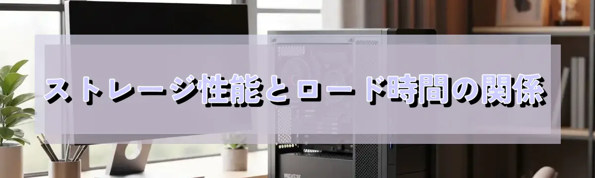 ストレージ性能とロード時間の関係