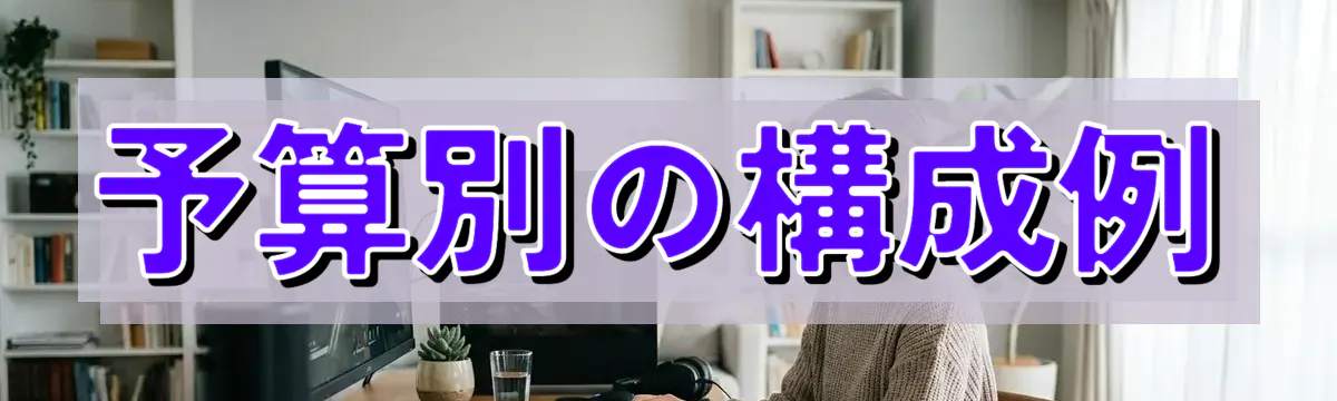 予算別の構成例