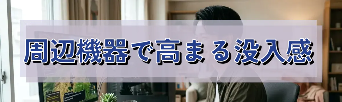 周辺機器で高まる没入感
