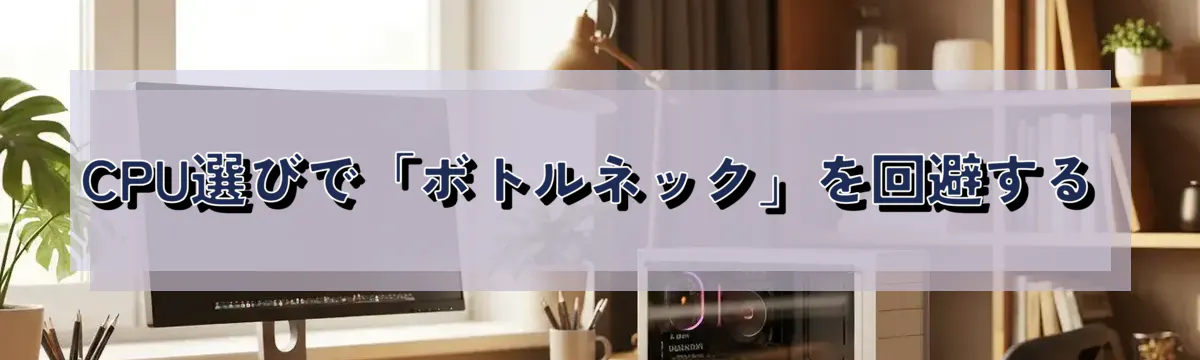 CPU選びで「ボトルネック」を回避する