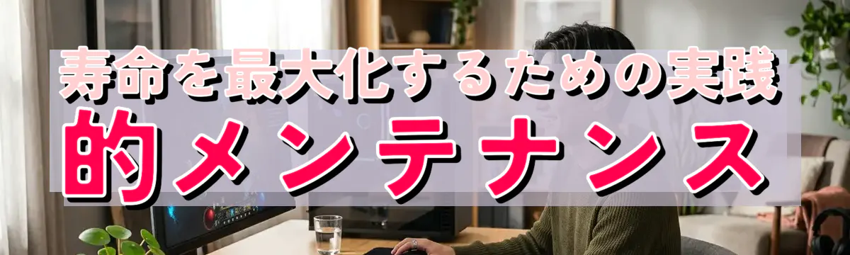 寿命を最大化するための実践的メンテナンス